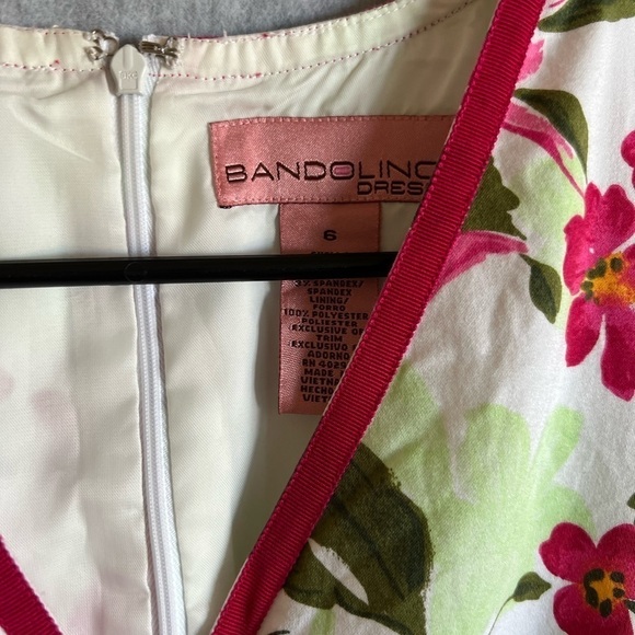 Bandolino Women’s Dress Floral Size 6 - Picture 4 of 7